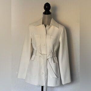& Other Stories white tie-waist jacket size 36 women’s small/medium